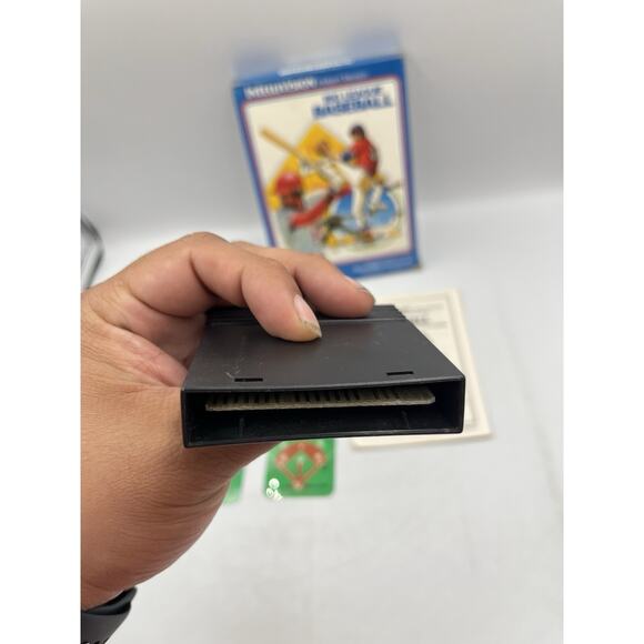 Big League Baseball (Intellivision, 1980) Complete In Box - Picture 8 of 9